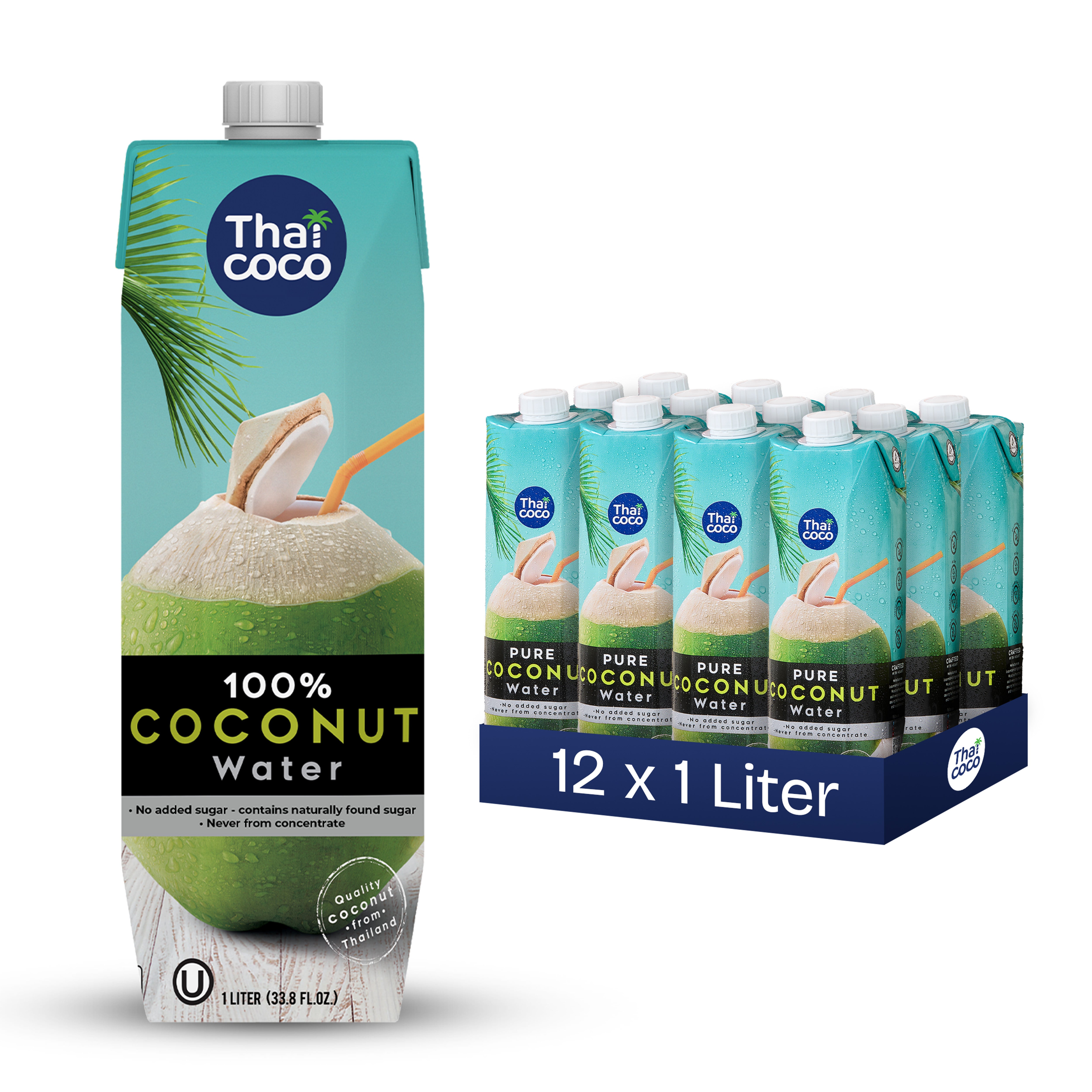 12 x coconut water 1000 ml