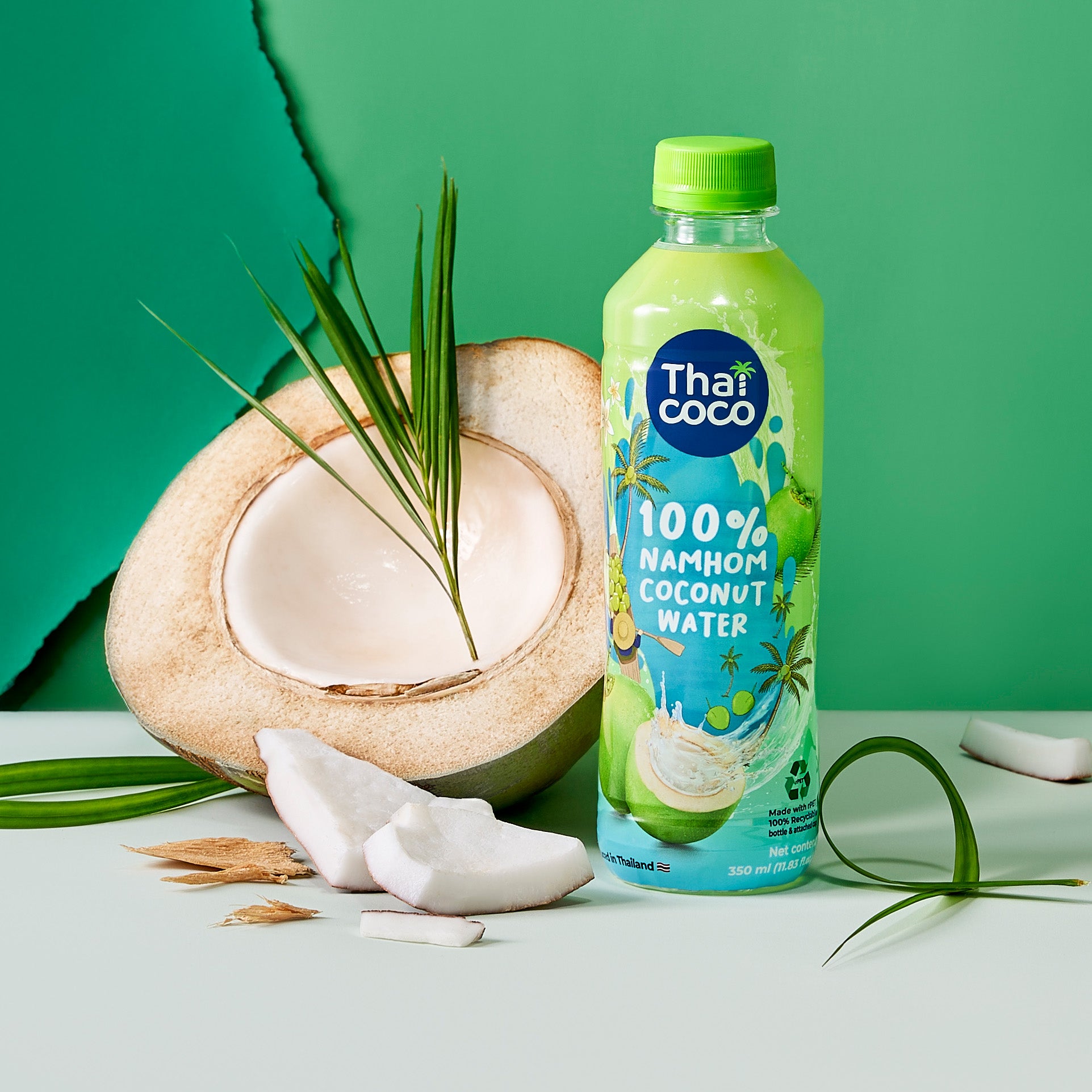 24 x 100% Nam Hom-Kokoswasser 350 ml - PET Flasche