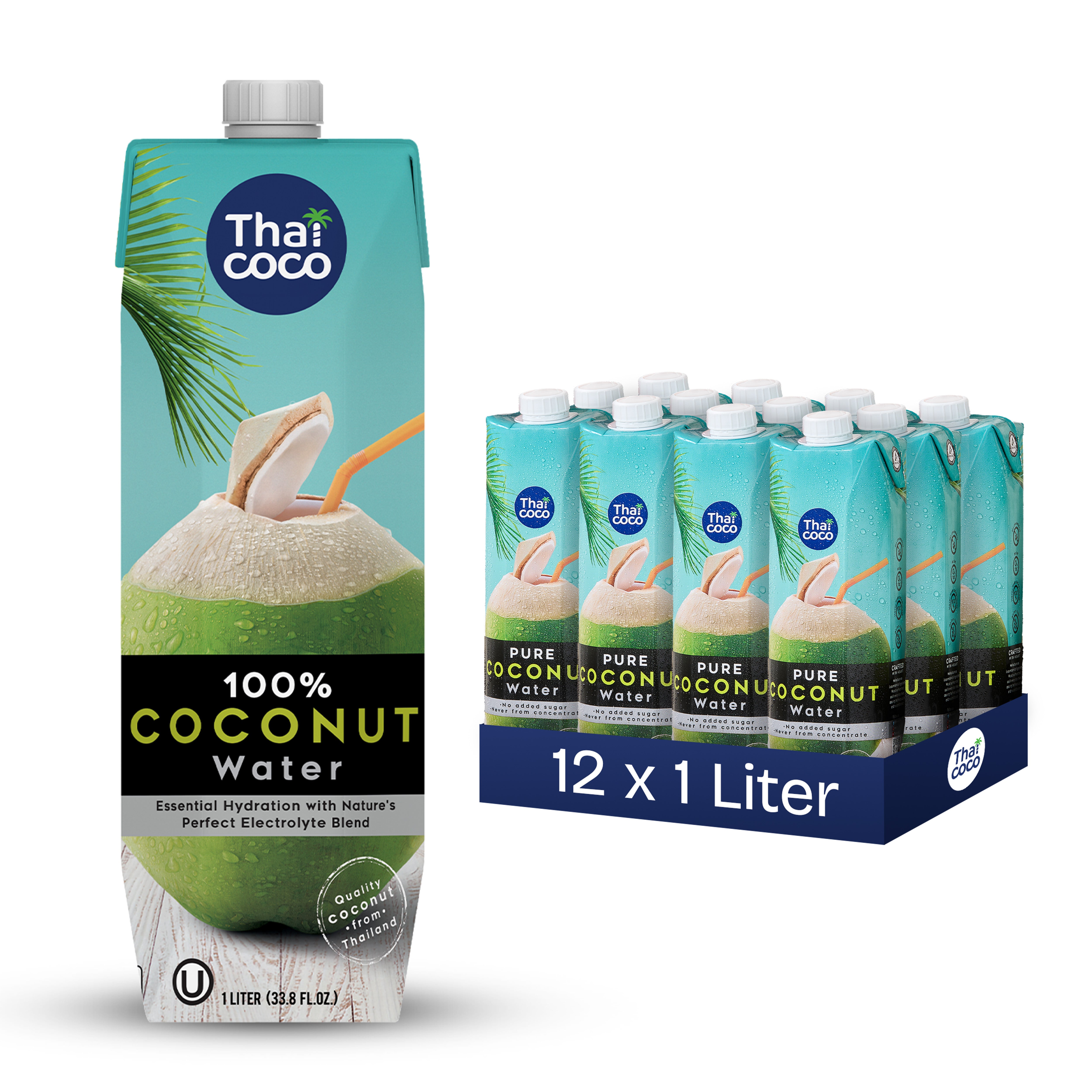 12 x Kokoswasser 1000 ml