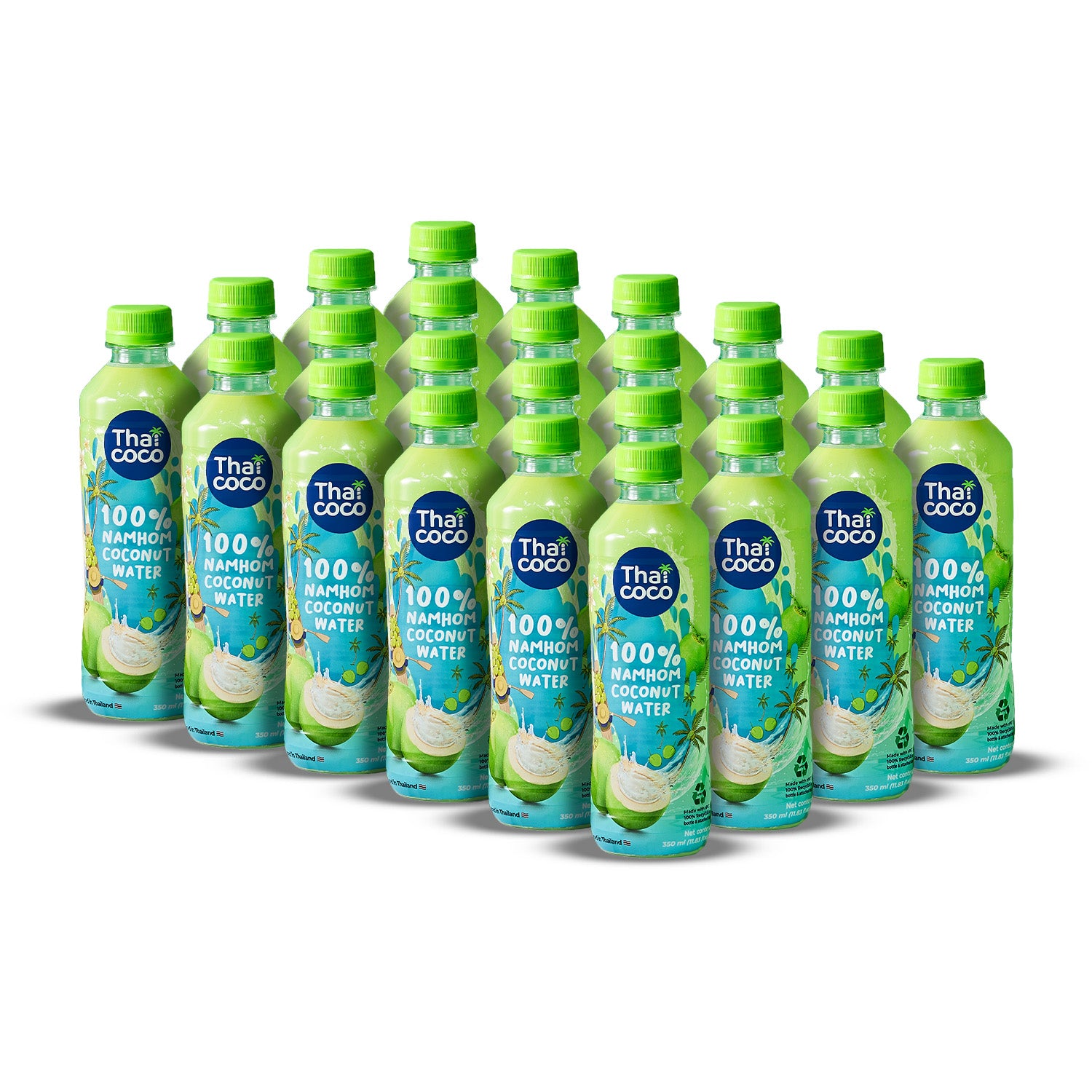 24 x Kokoswasser 350 ml - PET Flasche (inklusive Pfand)